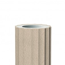 Колонна декоративная фасадный декор Prestige Decor тело с каннелюрами LC 106-21 Full (2.00м)
